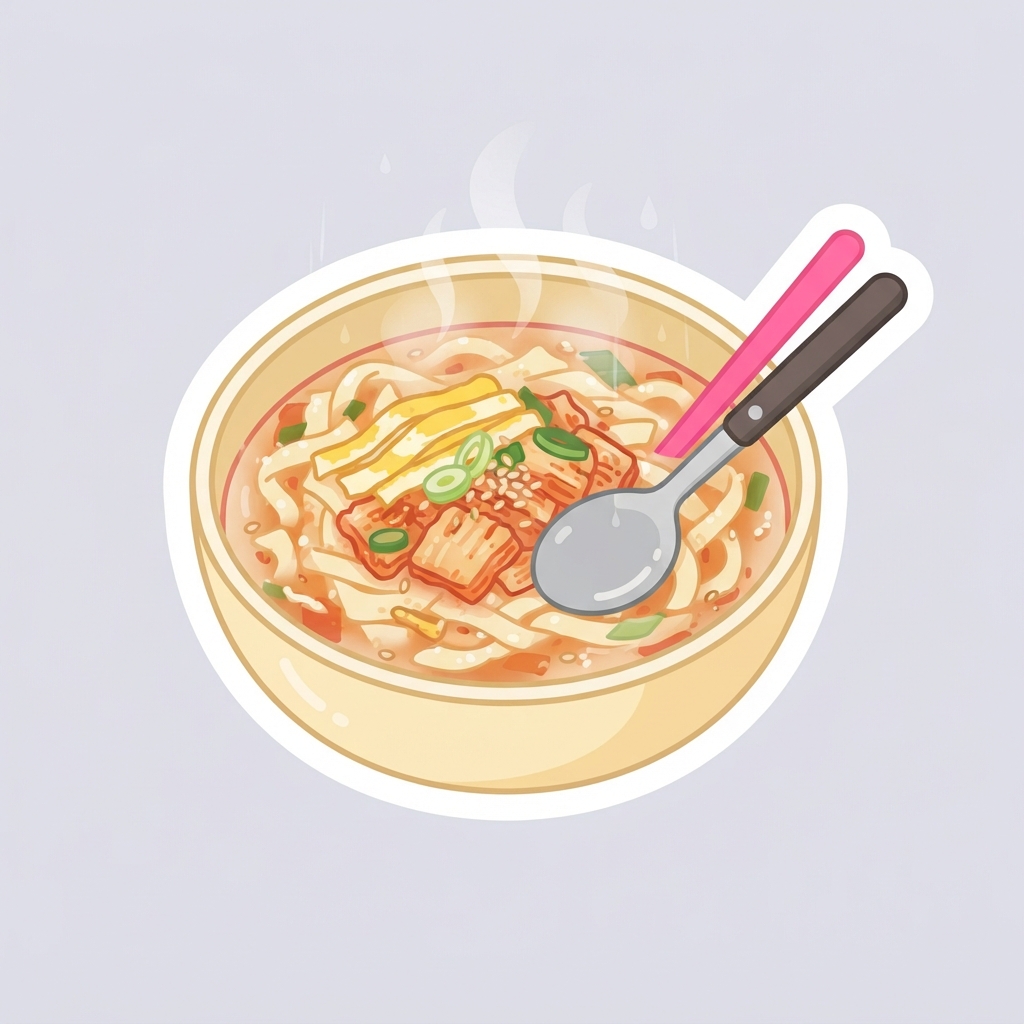 김치칼국수
